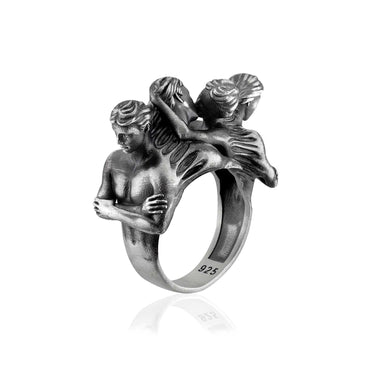 925 Sterling Silver Oxidized
