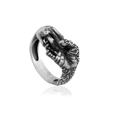 925 Sterling Silver Oxidized