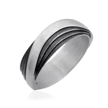925 Sterling Silver Oxidized