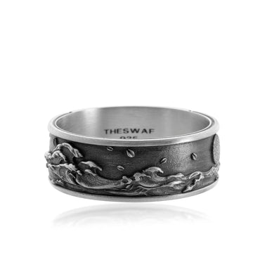 925 Sterling Silver Oxidized