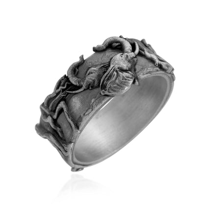 925 Sterling Silver Oxidized