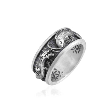 925 Sterling Silver Oxidized