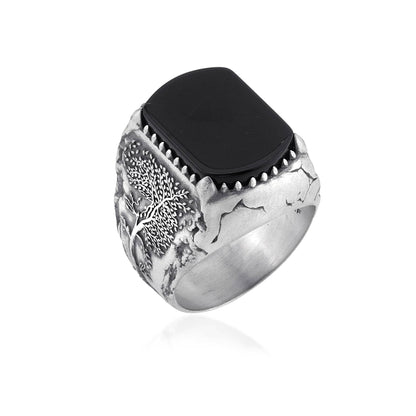 925 Sterling Silver Oxidized