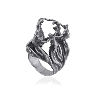 925 Sterling Silver Oxidized