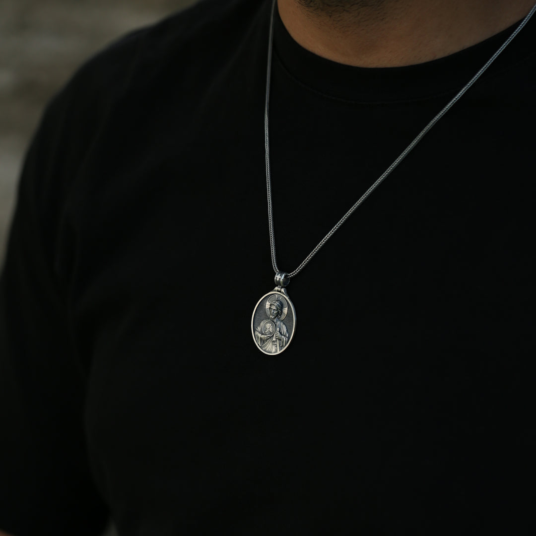 Saint Jude Medal Necklace