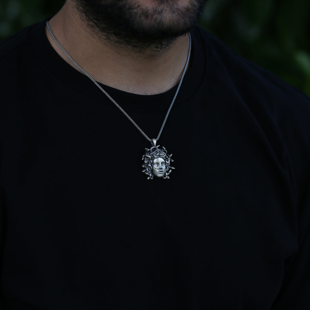 Medusa Head Necklace