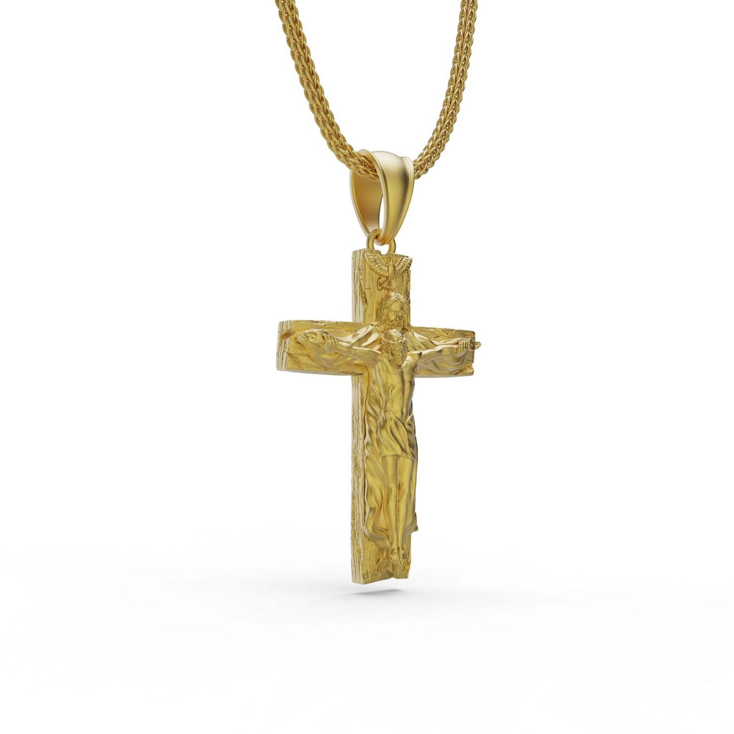 Jesus Christ and Cross Necklace