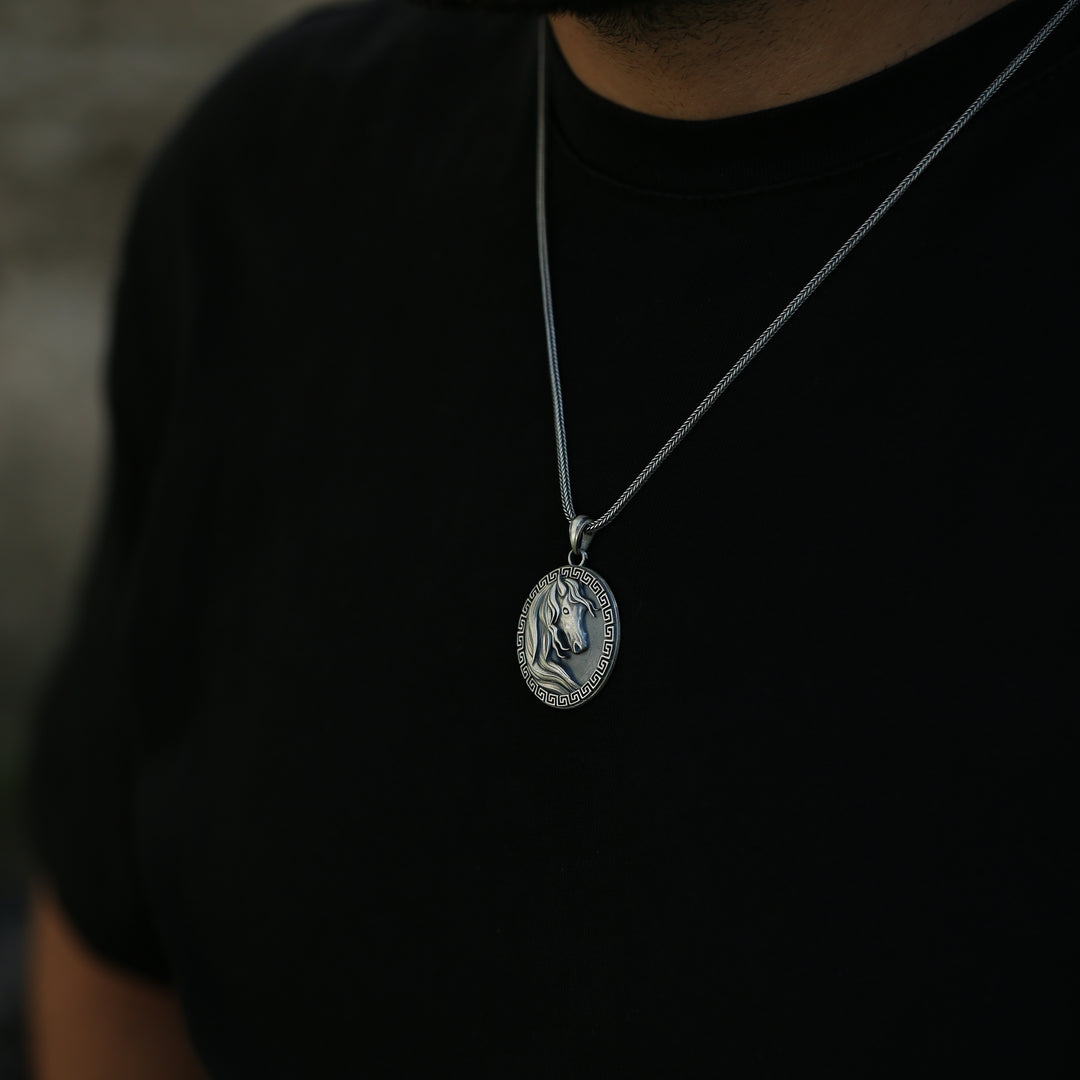 Horse Coin Necklace