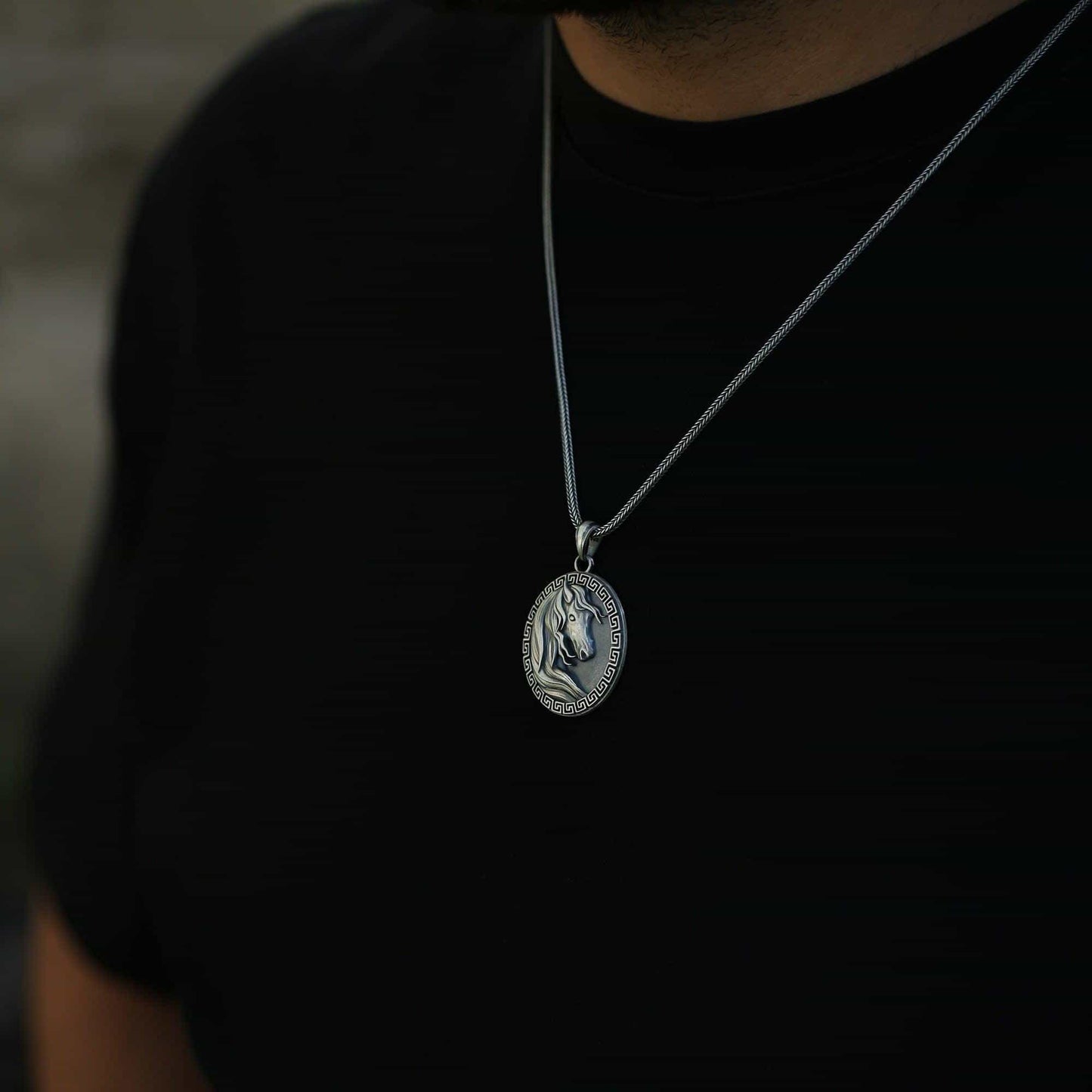 Horse Coin Necklace