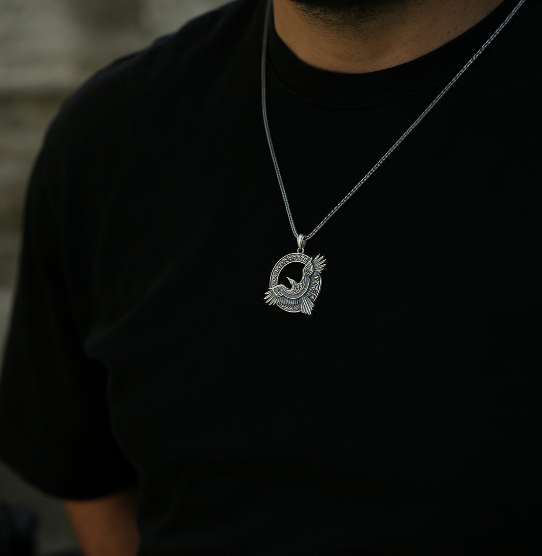 Odin's Raven Necklace