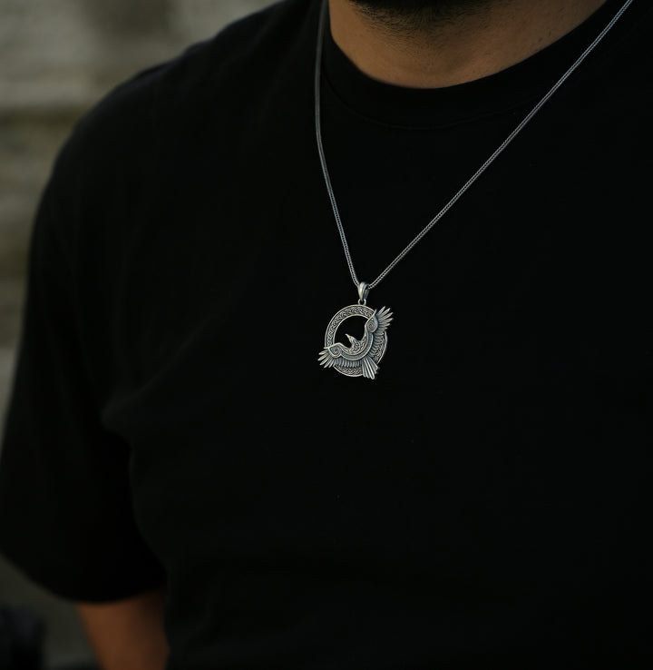 Odin's Raven Necklace