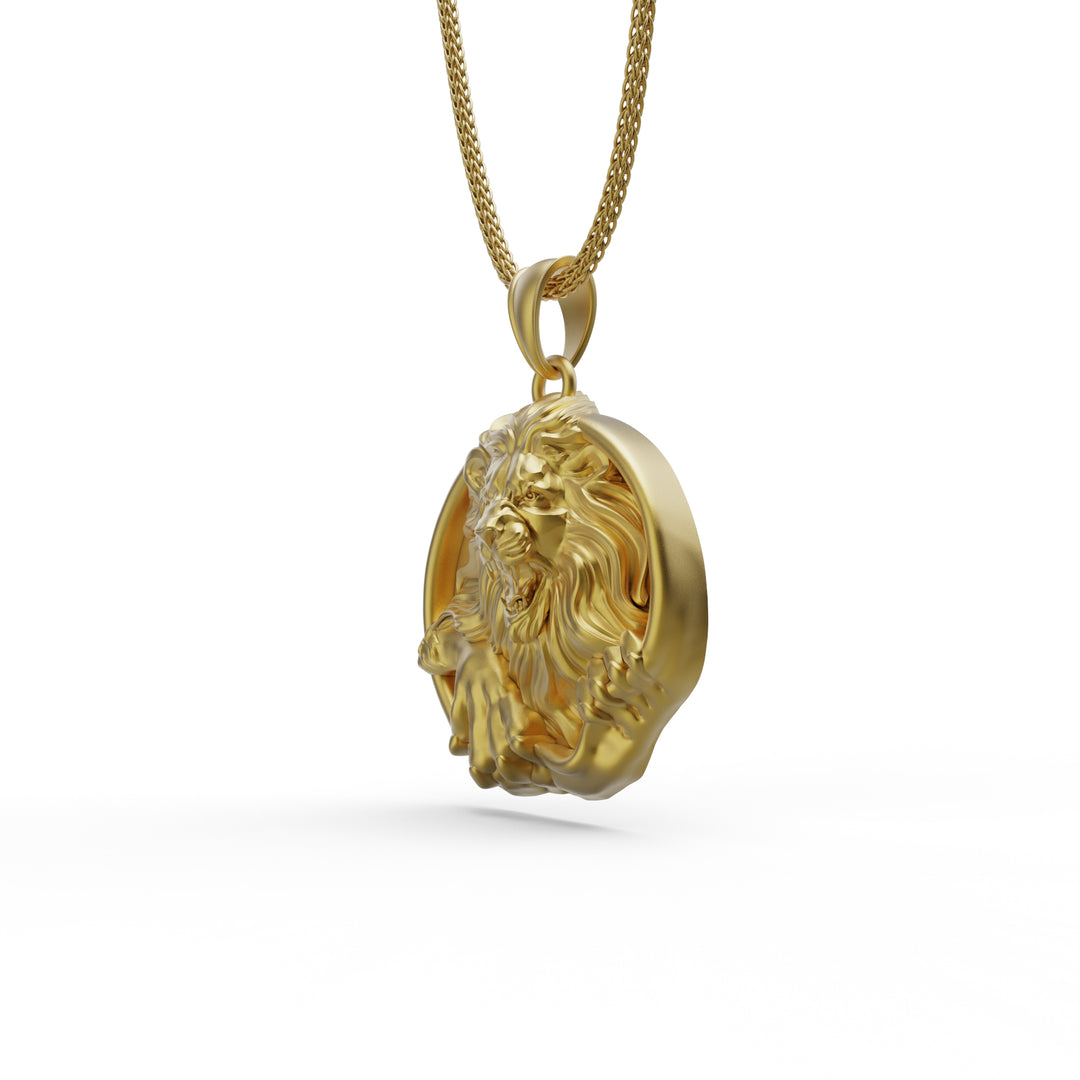 Lion Paws and Mane Necklace