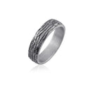 tree wedding band side view
