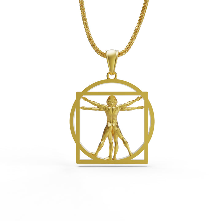 Vitruvian Da Vinci Necklace