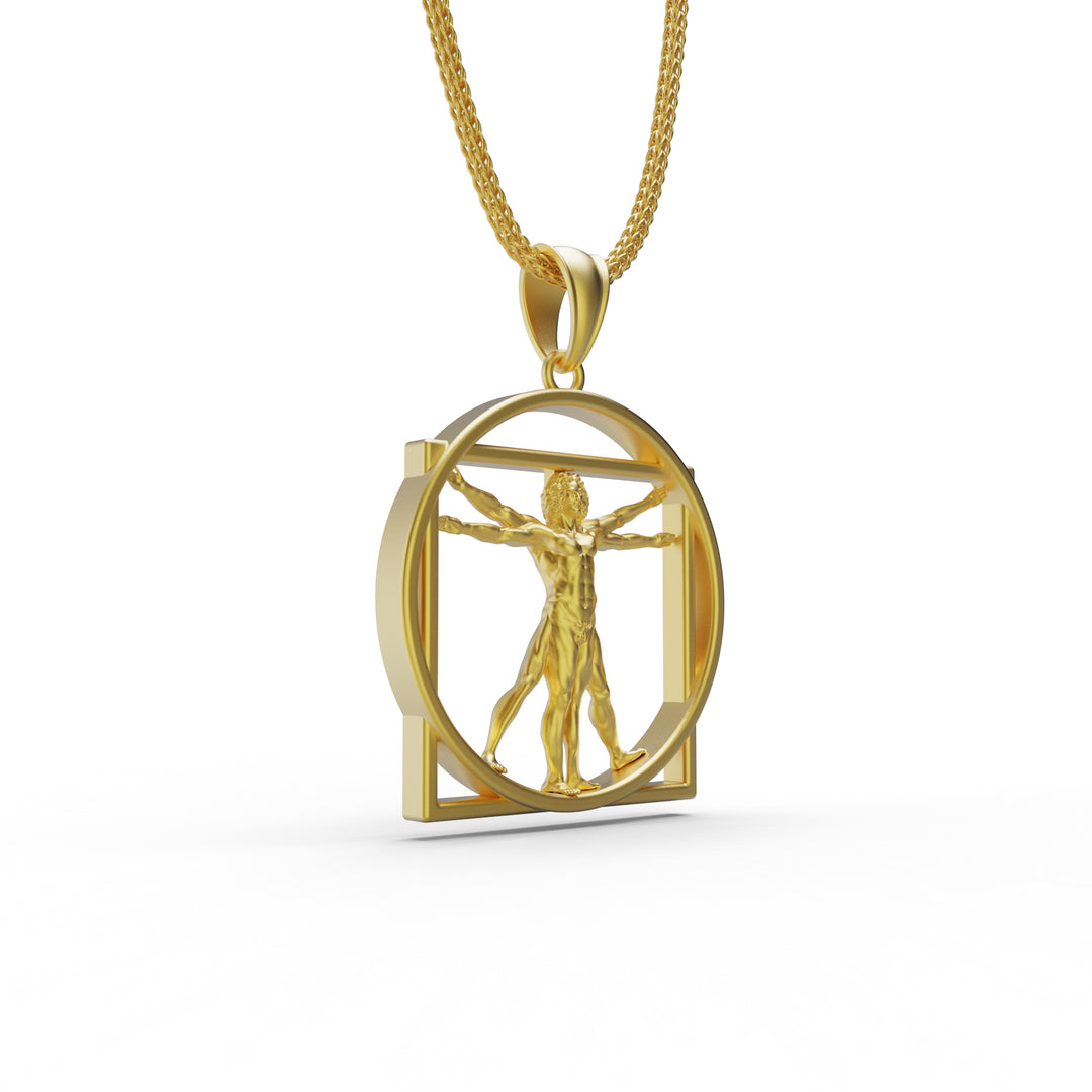 Vitruvian Da Vinci Necklace