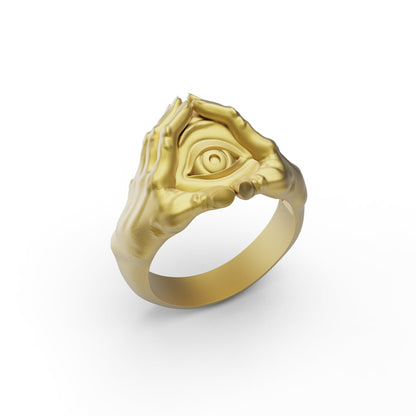 Illuminati Eyes Ring