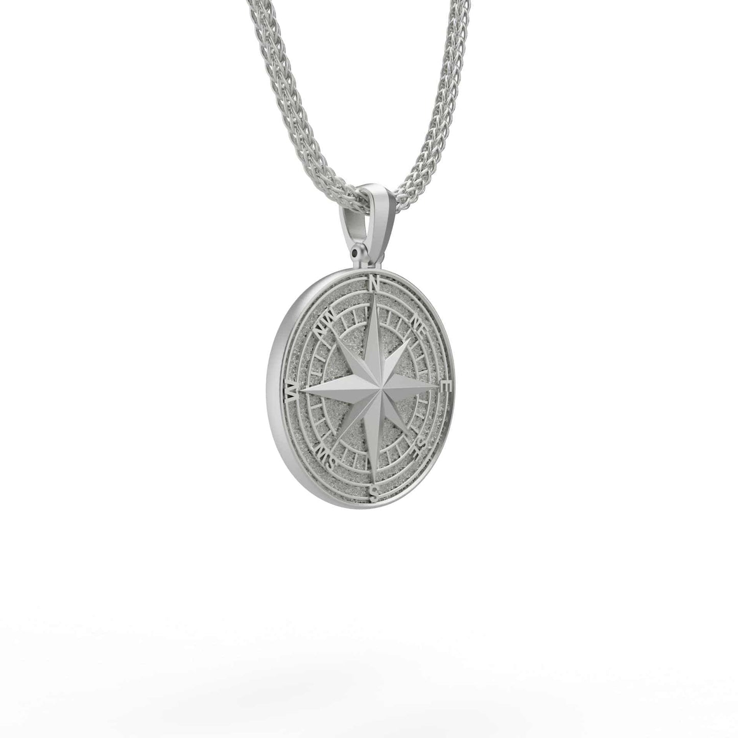 Compass Bronze Rose Necklace