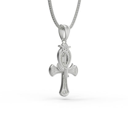 Ankh With Horus Eye Necklace