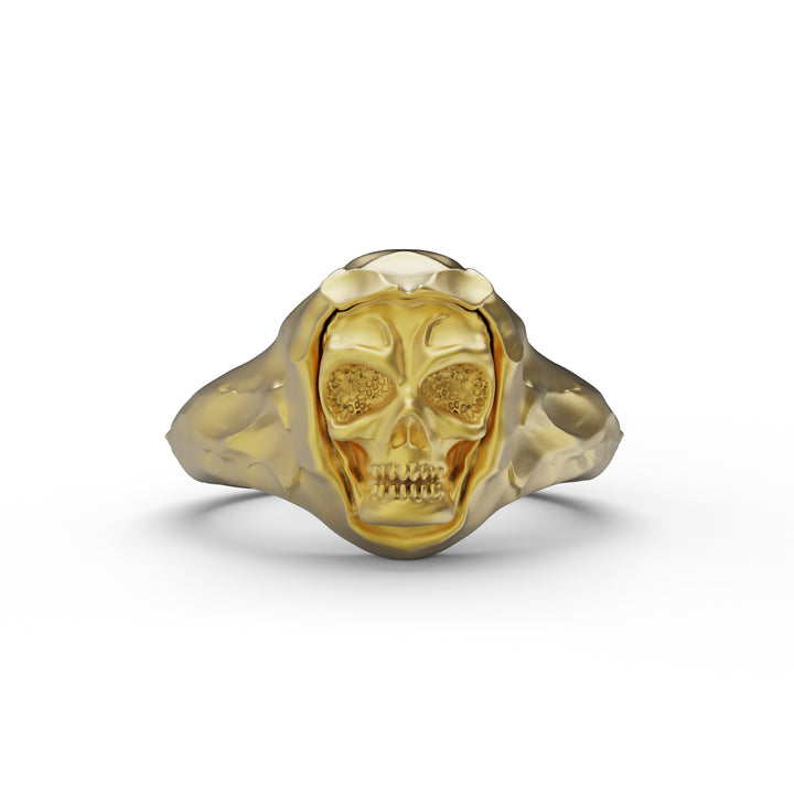 Skull Biker Ring