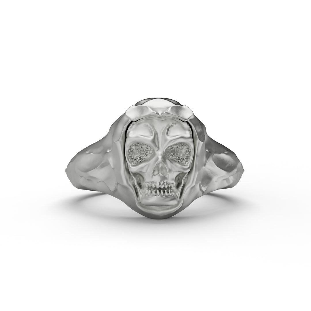 Skull Biker Ring