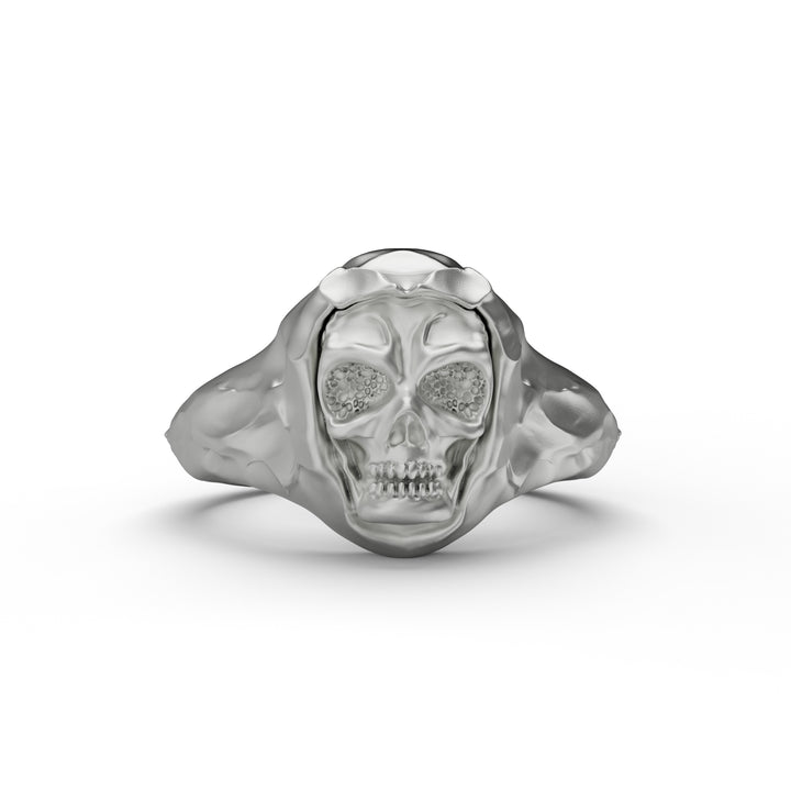 Skull Biker Ring