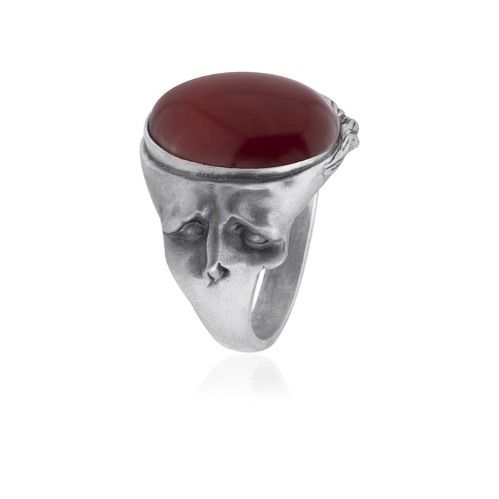 venus de milo carnelian ring backside