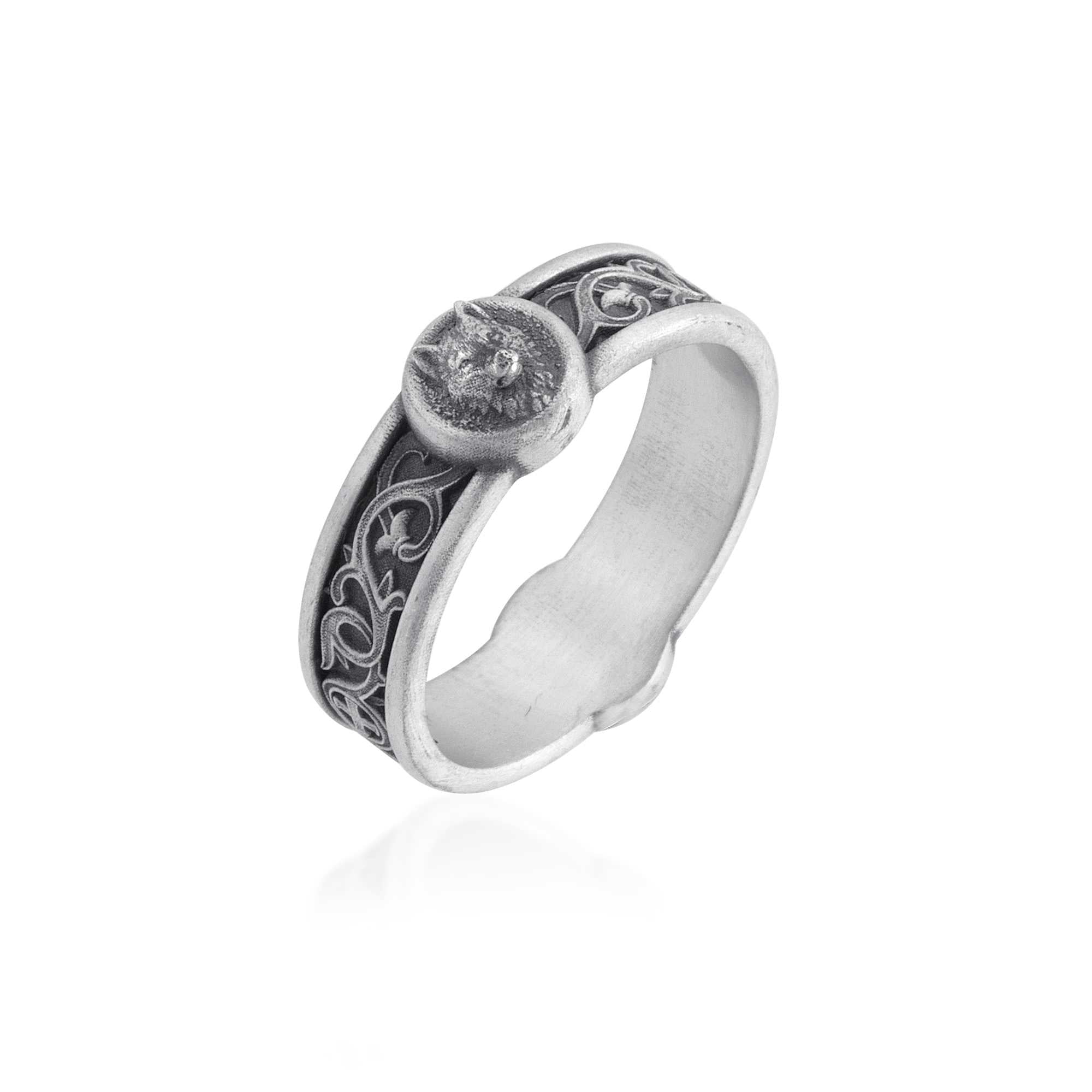 wolf band ring