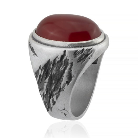 Worn Carnelian Ring