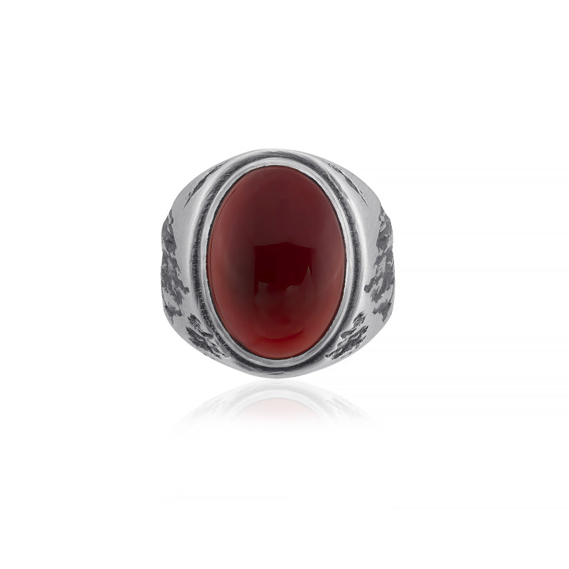 Worn Carnelian Ring