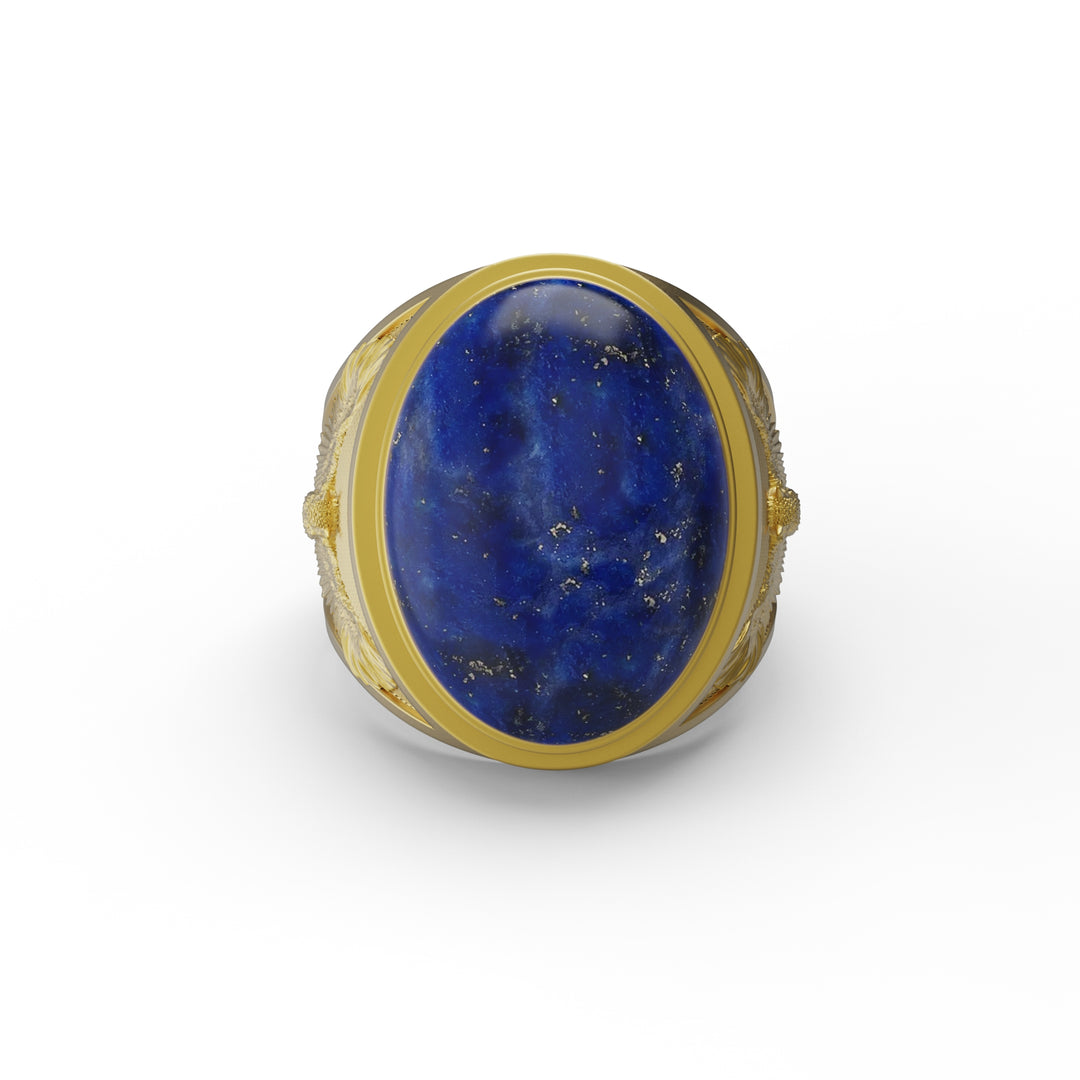 Owl Lapis Ring