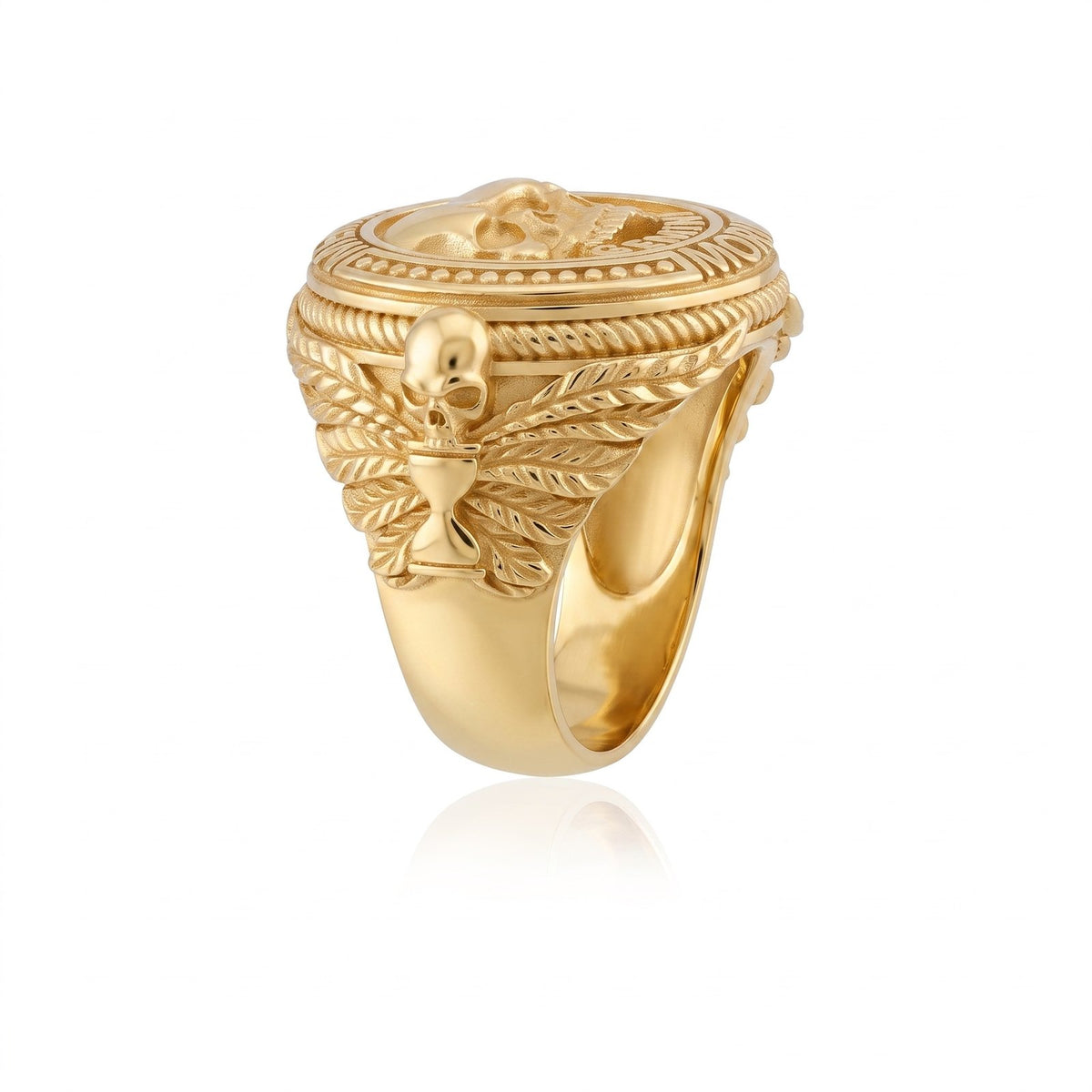 Gemini Zodiac Skull Ring