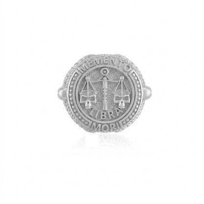Libra Memento Mori Ring