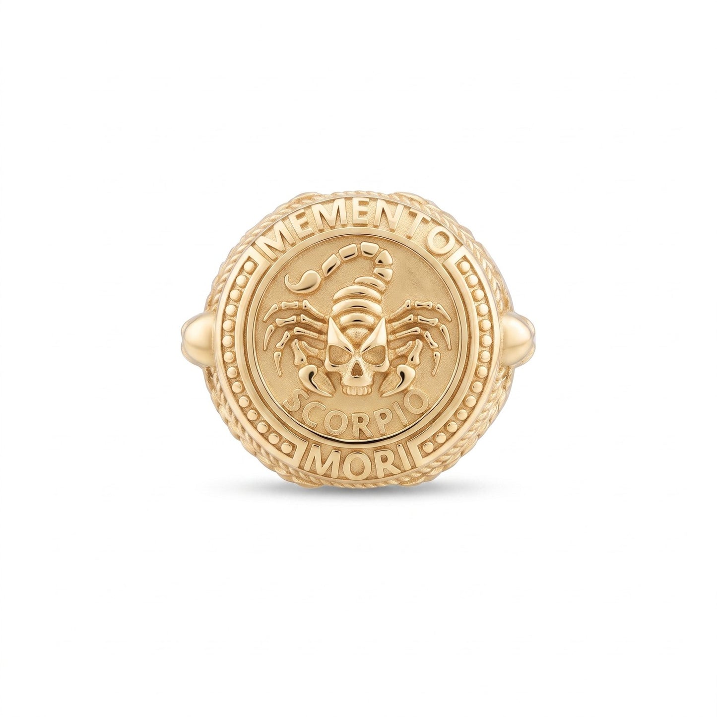 Scorpio Zodiac Skull Ring