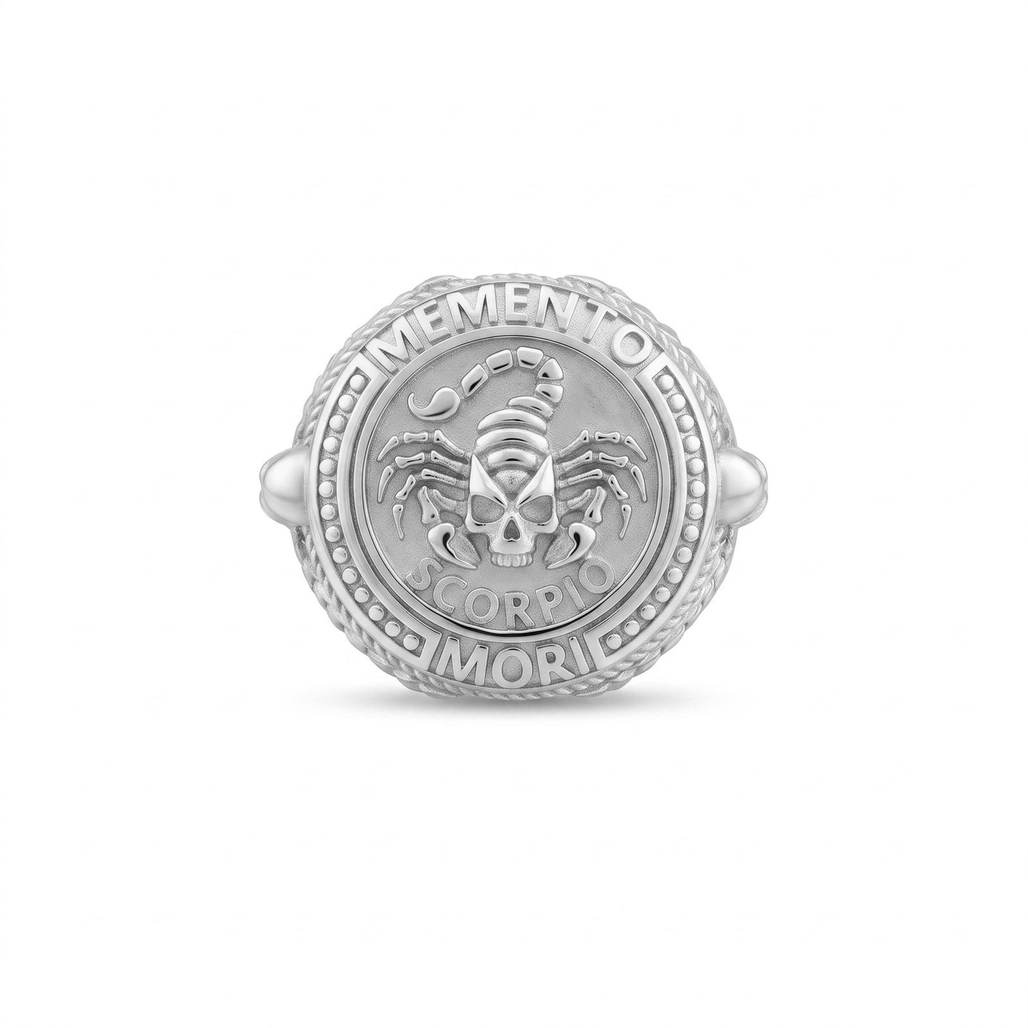Scorpio Zodiac Skull Ring