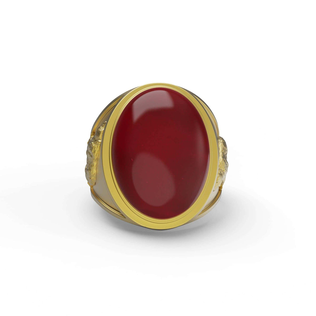 Mountain Bear  Carnelian Ring