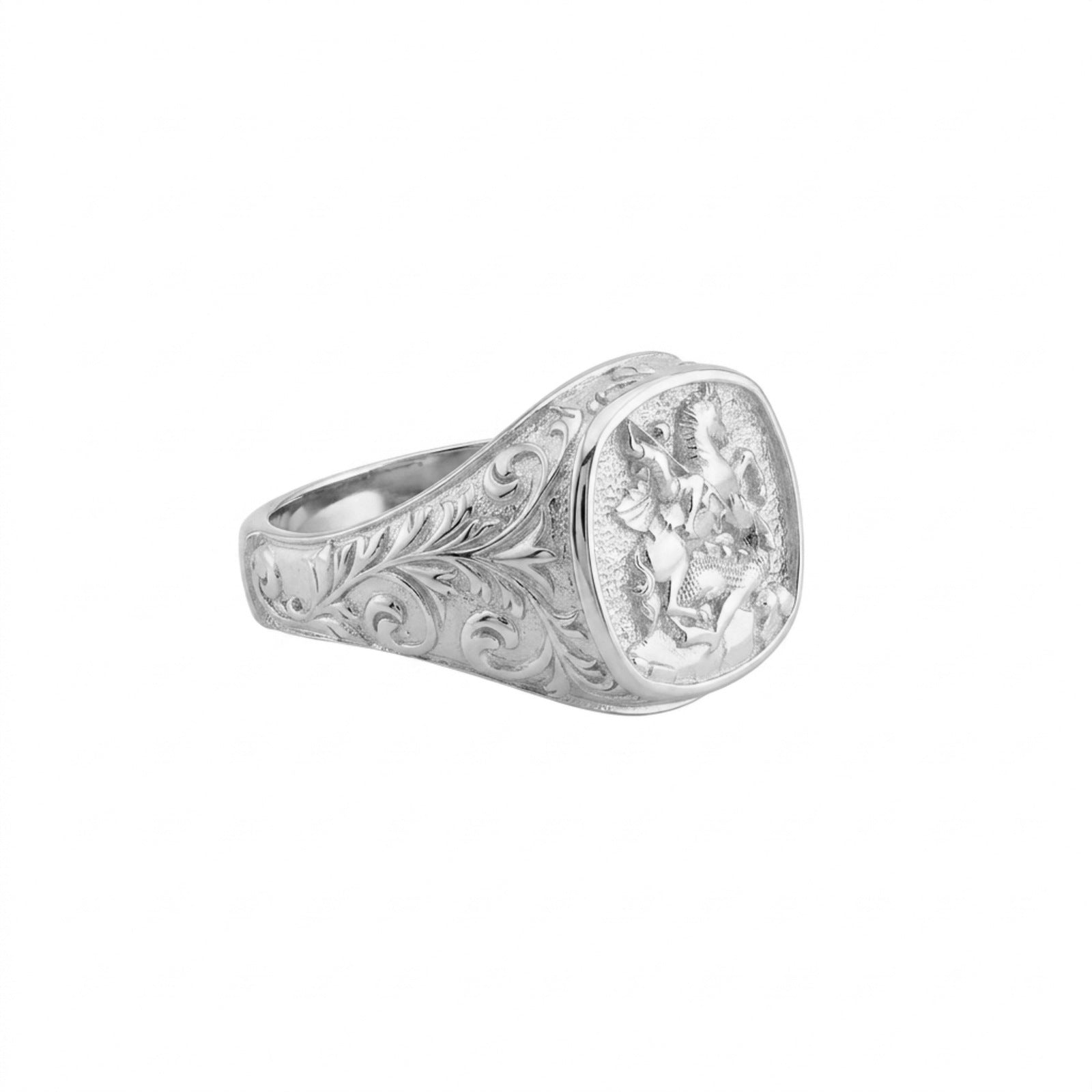 Saint George Dragon Slayer Signet Ring – Theswaf Saint George Dragon Slayer Signet Ring – Theswaf