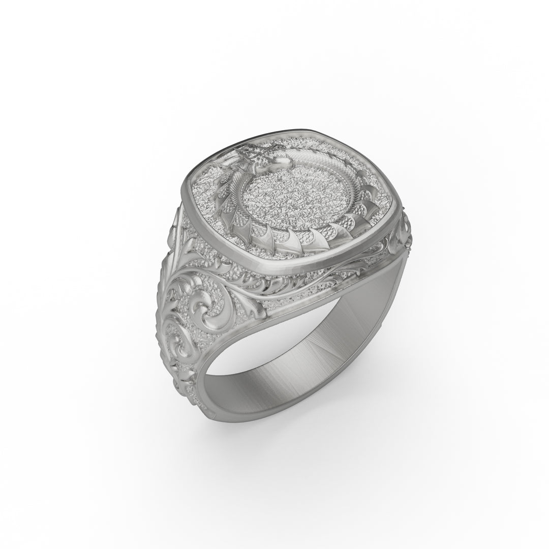 Ouroboros Signet Ring