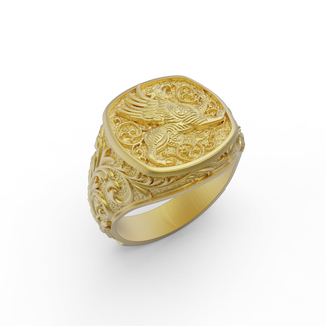 Griffin Signet Ring