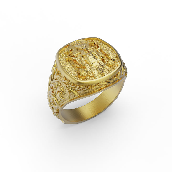 Coins Of Anubis Ring