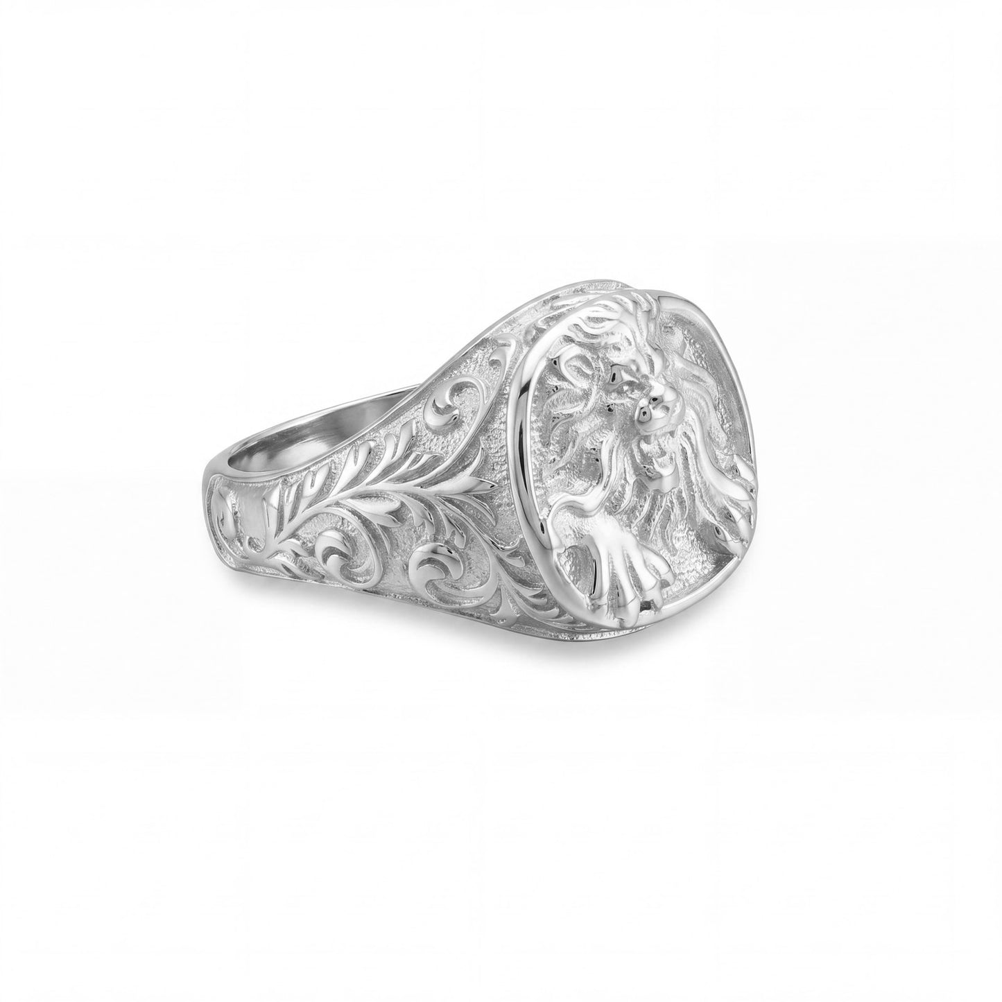 Regal Roar Lion Ring