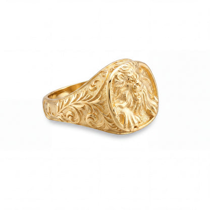 Regal Roar Lion Ring