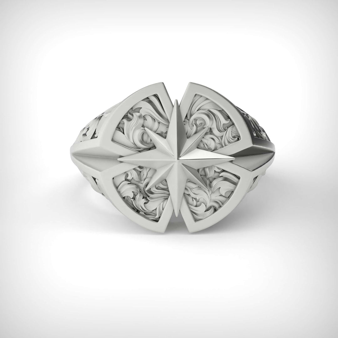 North Star Signet Ring