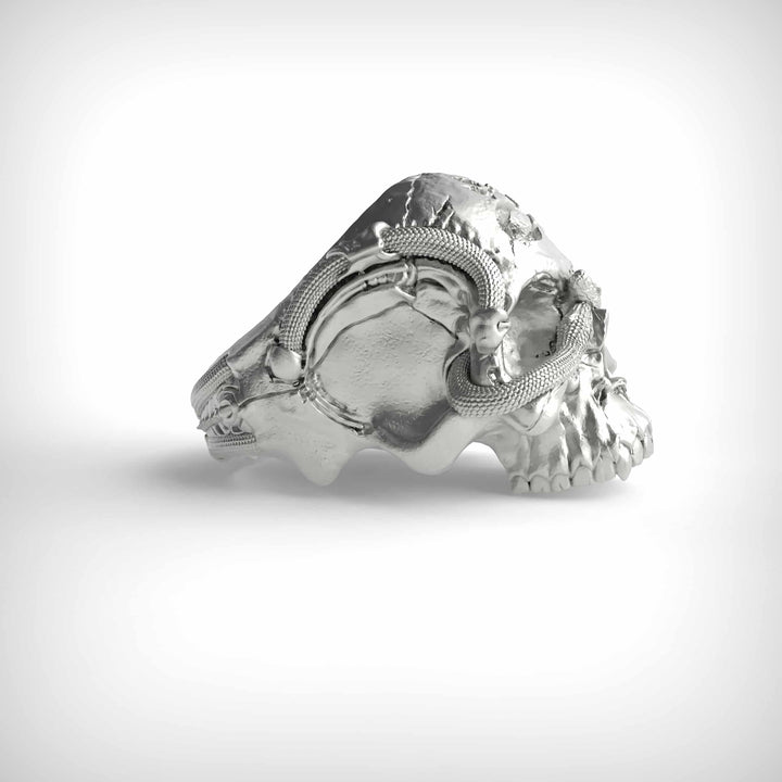 Leviathan Cross Skull Ring