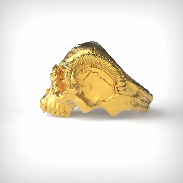 Leviathan Cross Skull Ring