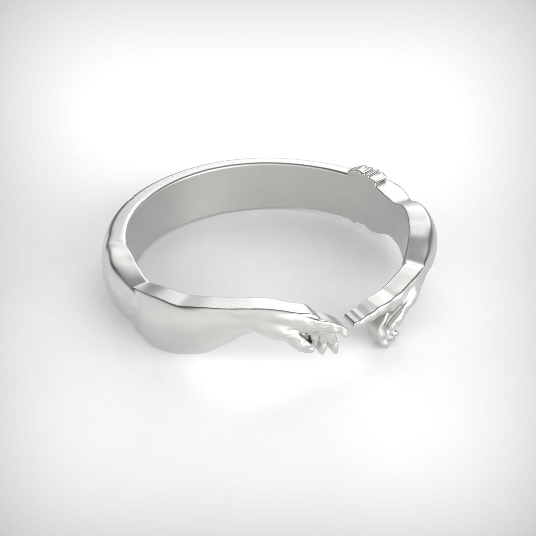 Creation Touch Hands Ring