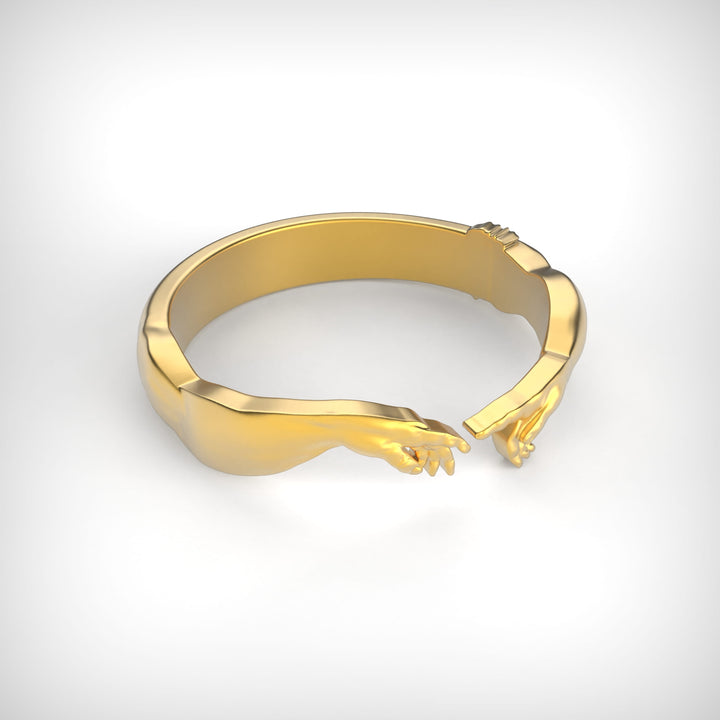 Creation Touch Hands Ring