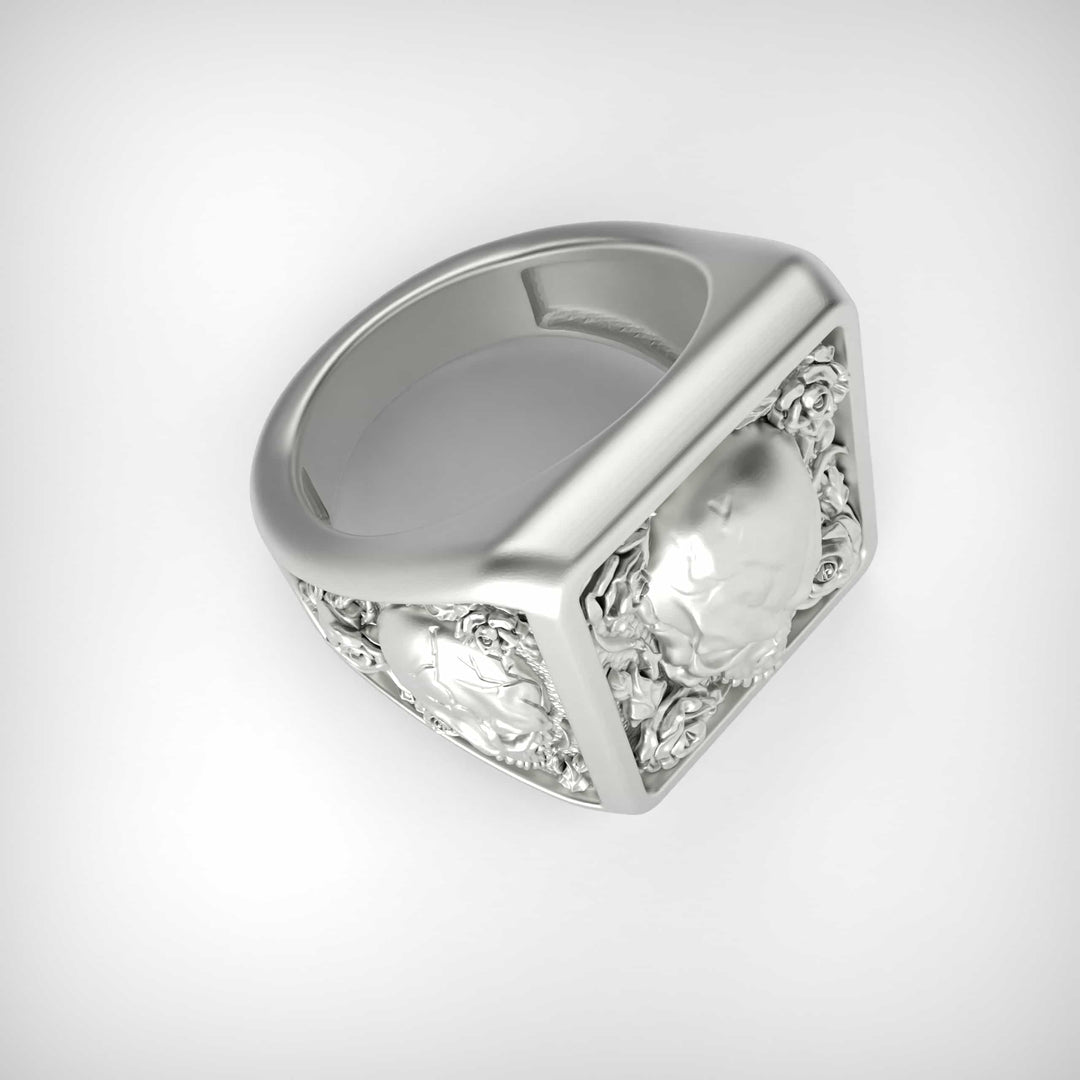 Skull Blossom Ring