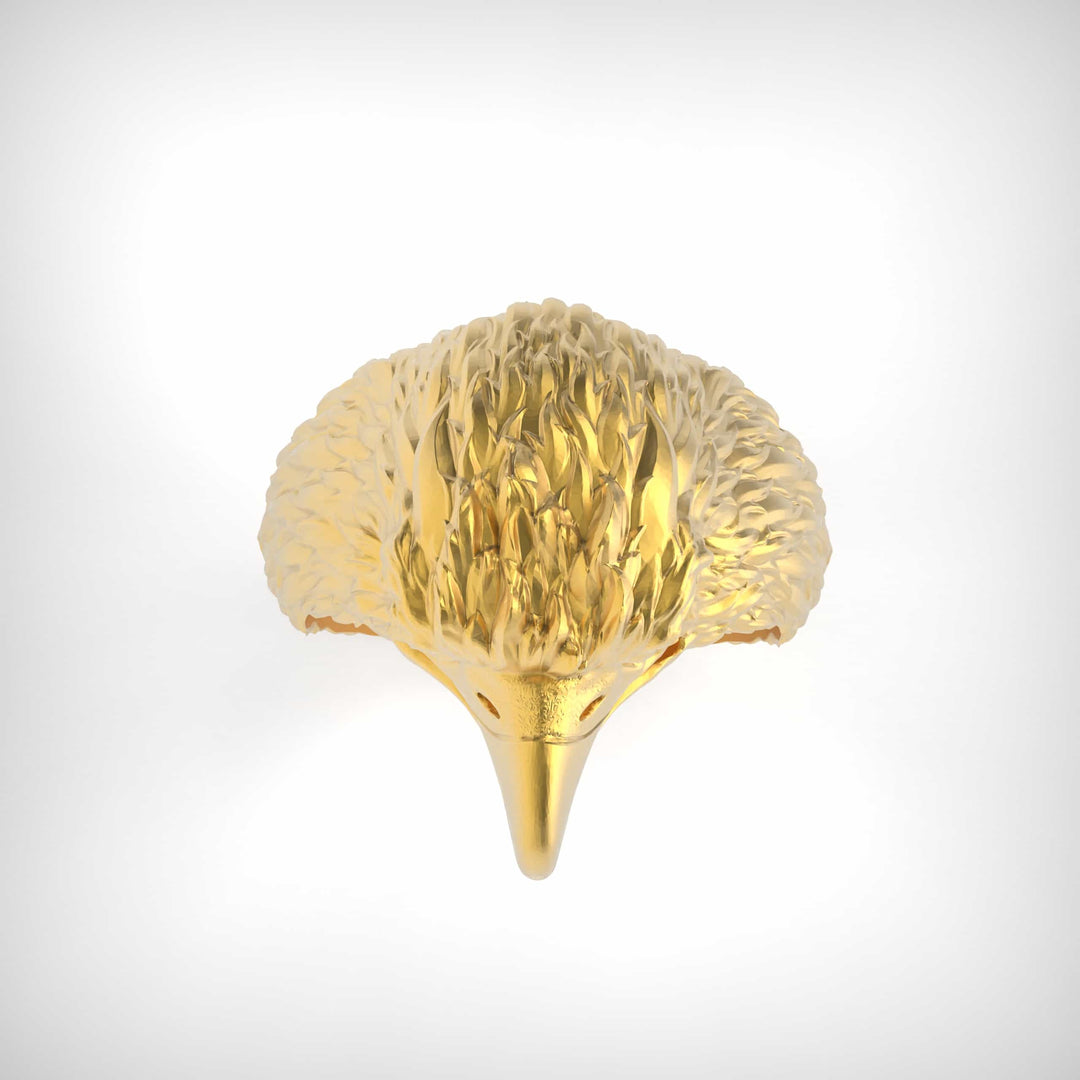 Predator Eagle Head Ring