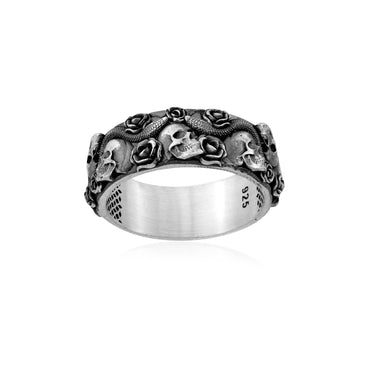 925 Sterling Silver Oxidized