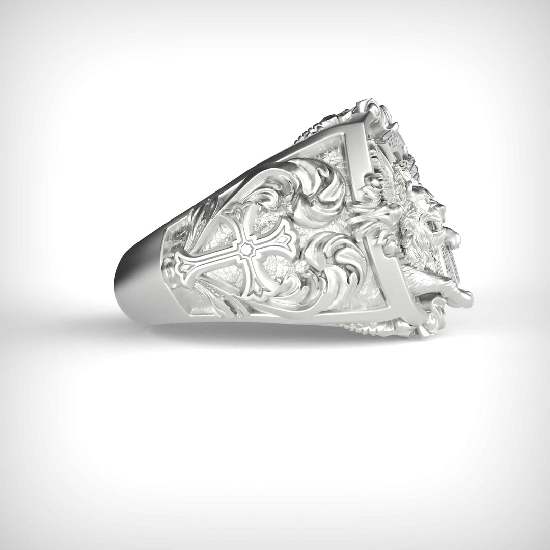 St. Mark Winged Lion Signet Ring